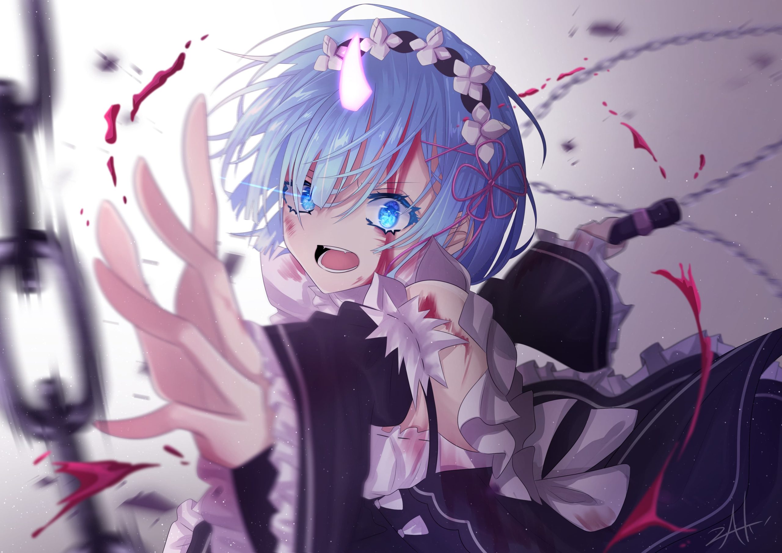 Rem Devil Mode Wallpaper – Re:Zero [HD/4K Download]