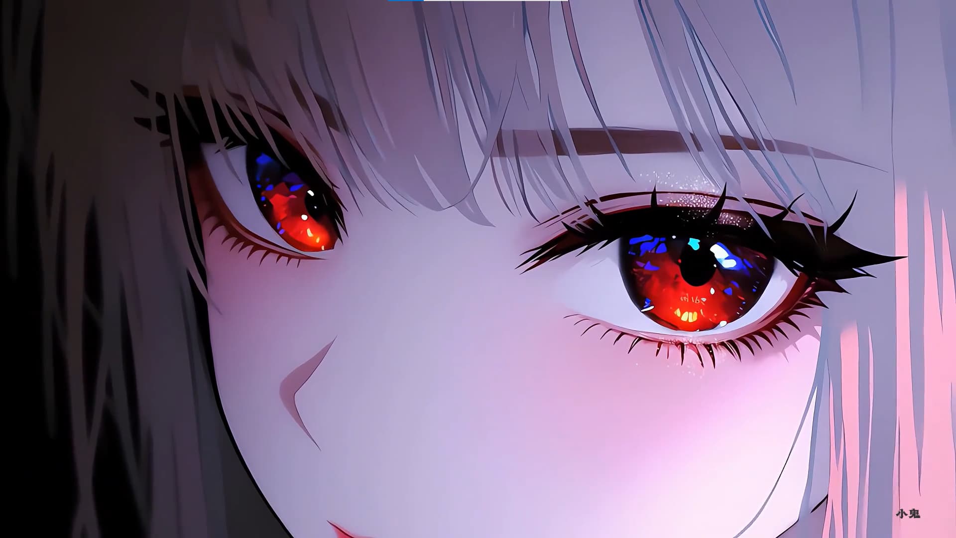 Anime Girl with Ruby Eyes – Live Wallpaper | 4K & HD Download | AnimeWatchHub