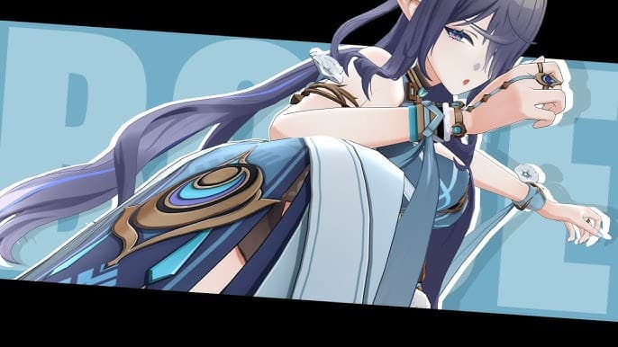 Lauma Montagem Shirt Blue Live Wallpaper 4K HD Download | Genshin Impact