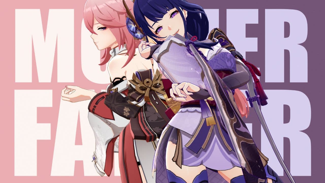 Raiden Shogun & Yae Miko Live Wallpaper 4K HD Download | Genshin Impact