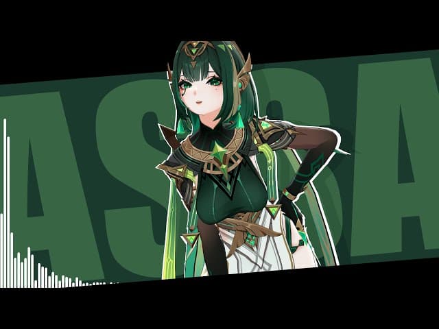 Nefer Montagem Shirt Blue Live Wallpaper 4K HD Download | Genshin Impact